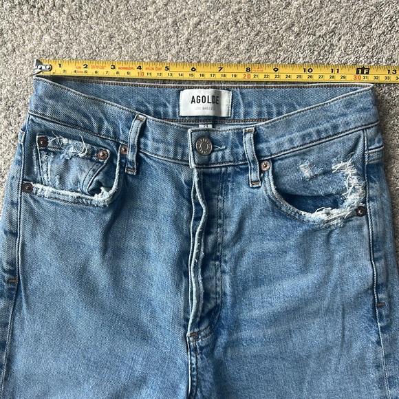 Agolde Nico High Rise Slim Fit colorway is Rooted size 24 - Picture 10 of 13